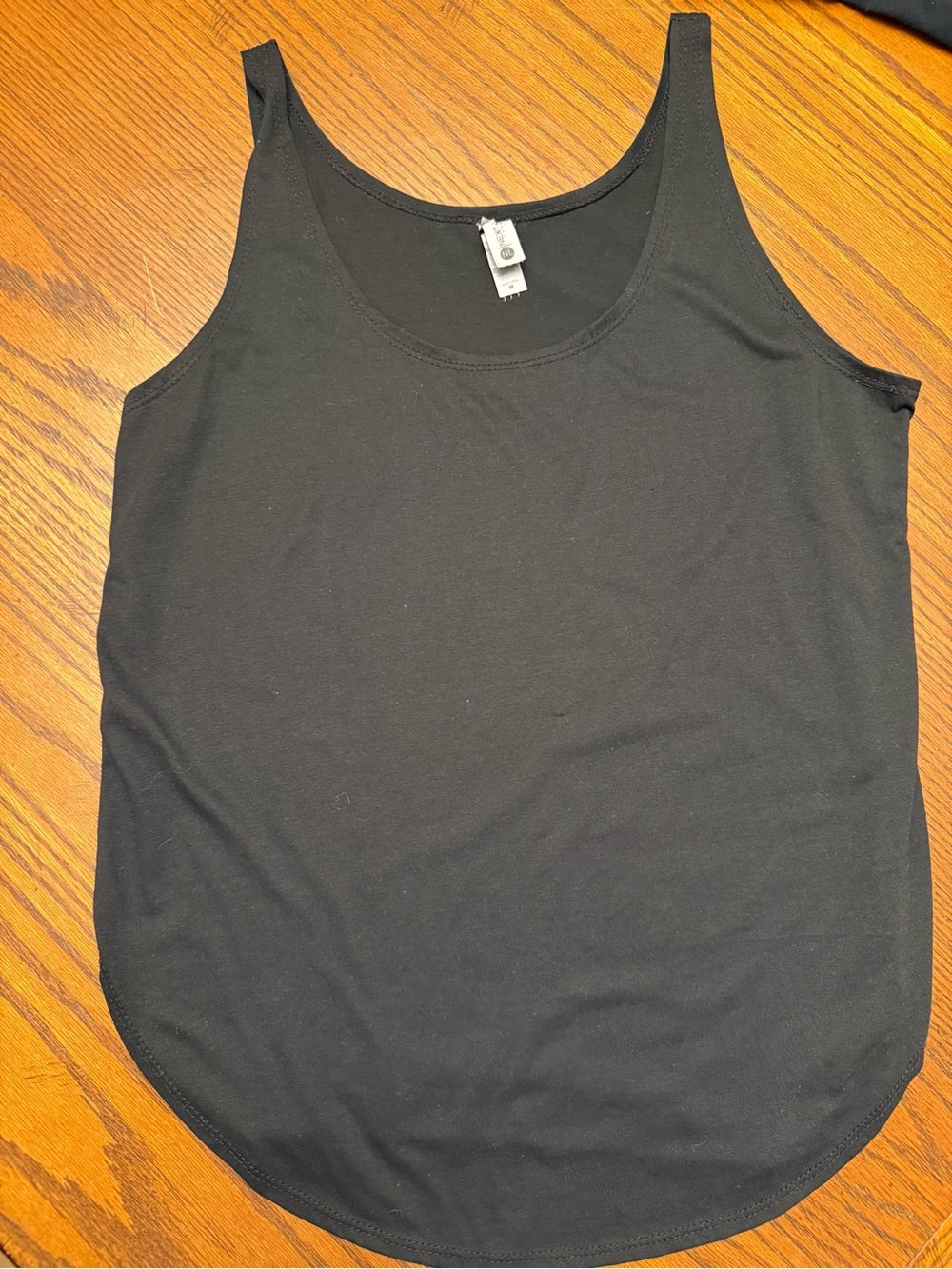 Women's Black Scoop Neck Tank Top - Classic Everyday Layering or Dressy